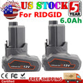 6000mAh For RIDGID 12V Lithium Battery R82059 AC82048 R82048 High Capacity Tool