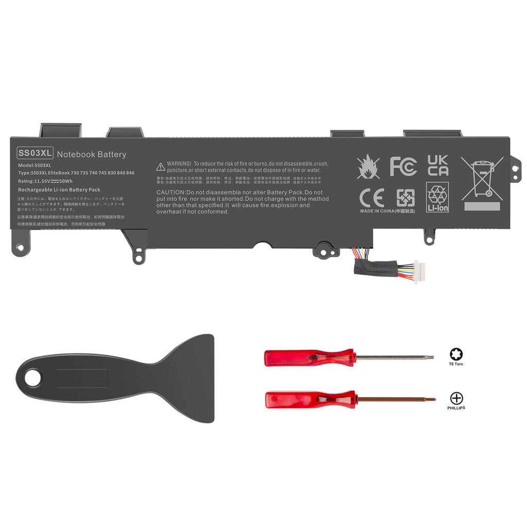 ?Lot 100 Battery For HP EliteBook 735 745 830 836 840 846 G5 SS03XL 933321-855