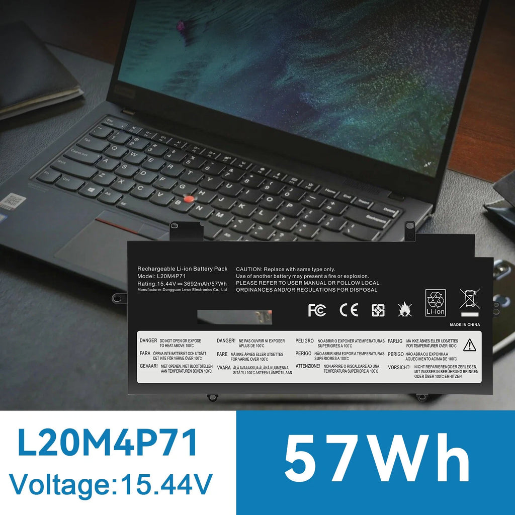 ?L20C4P71 L20D4P71 L20M4P71 Battery for Lenovo ThinkPad X1 Carbon Gen 9/10/11