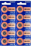 CR 1220 SONY / MURATA LITHIUM BATTERIES (10 piece) 3V Watch Authorized US Seller