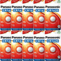 10 Pcs Panasonic CR1620 1620 Lithium 3V Coin Cell Battery