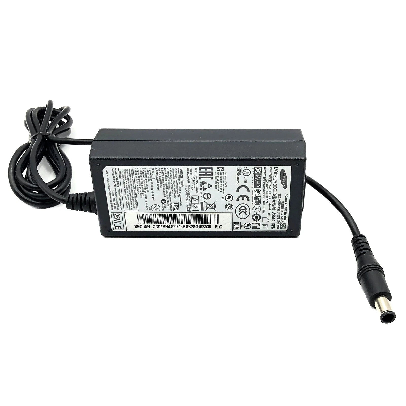 NEW Original Samsung A2514_DPN 14V 1.79A 25W AC Adapter Power Supply OEM