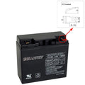 Exell 12V 18Ah SLA Battery Rechargeable AGM Compatible With UB12180, 40648