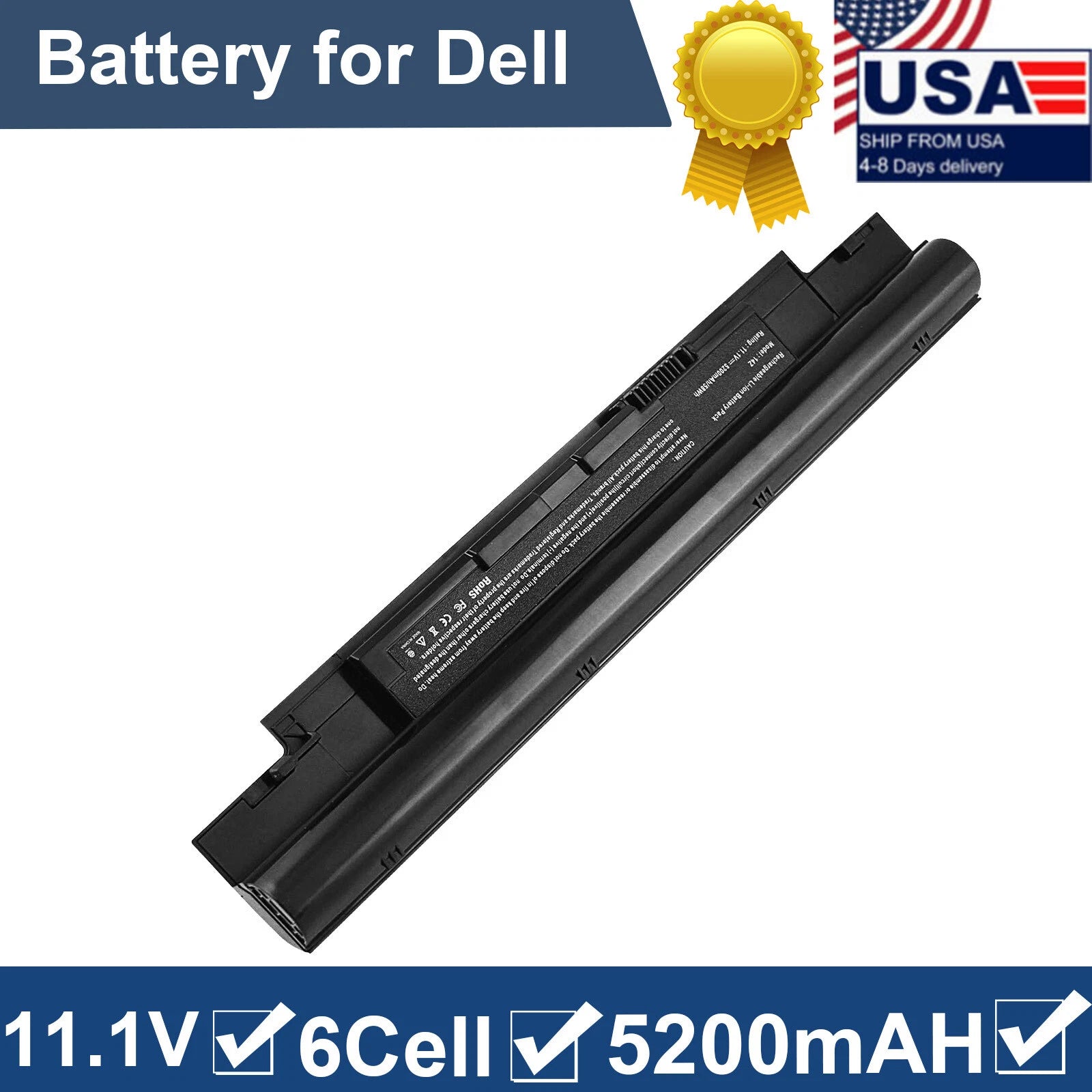 n311z Laptop Battery for Dell Latitude 3330 Vostro V131 V131D V131R 312-1257