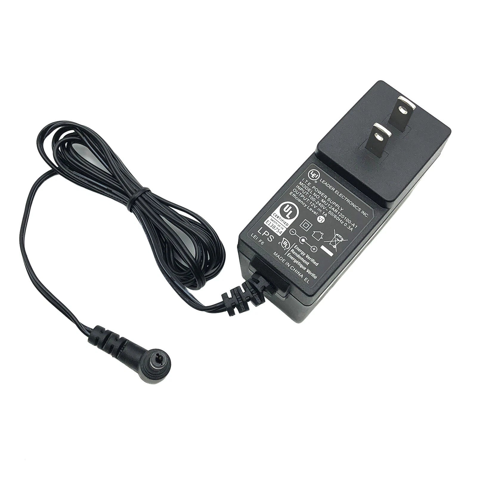 NEW Genuine LEI AC Power Adapter MU12AR120100-A1 12V 1A Charger MU12-G120100-A1