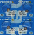 337 Renata Watch Battery SR416SW 4 Pcs