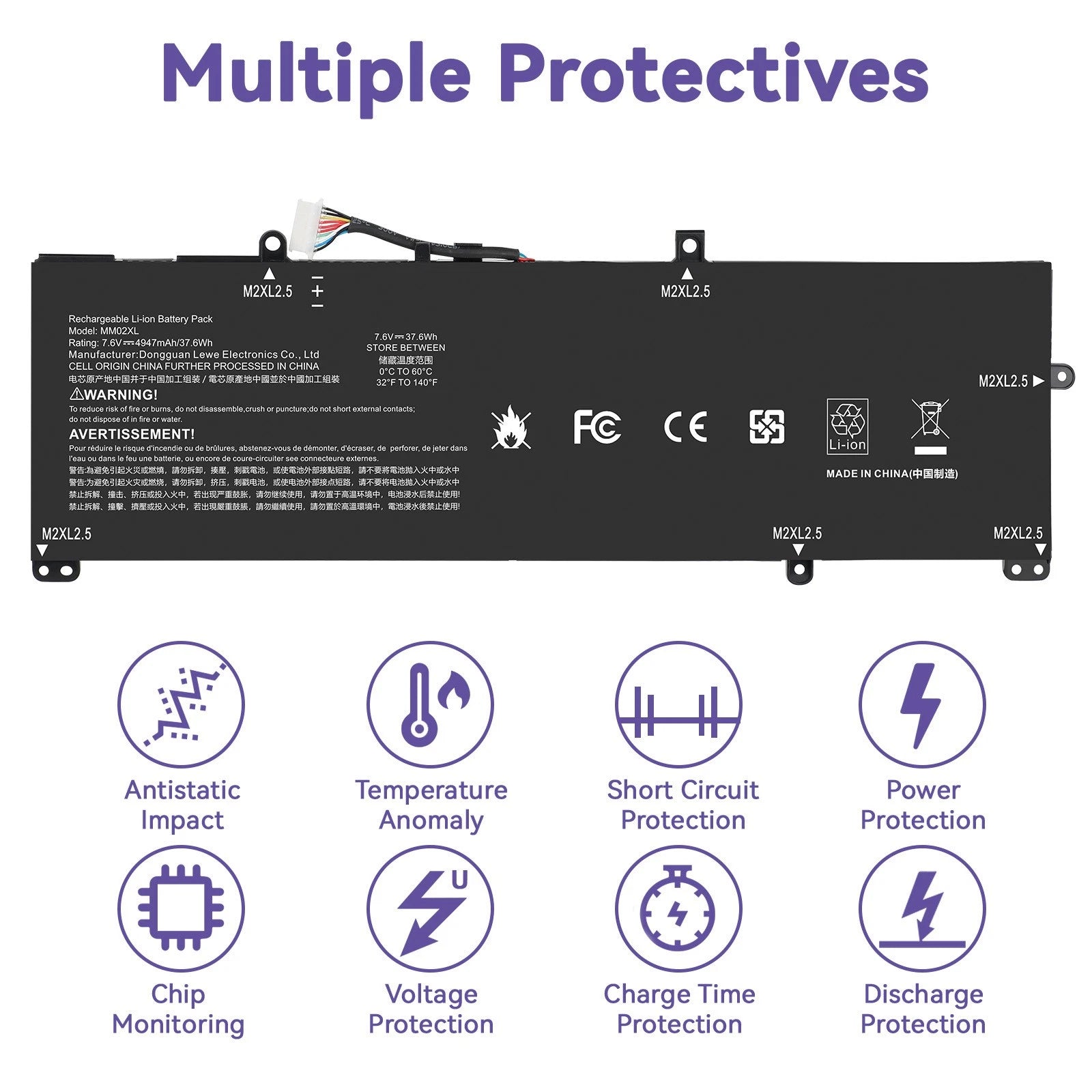 MM02XL Battery For HP Pavilion 13-AN0031WM 13-AN0032TU 13-AN0034UR 13-AN0038UR