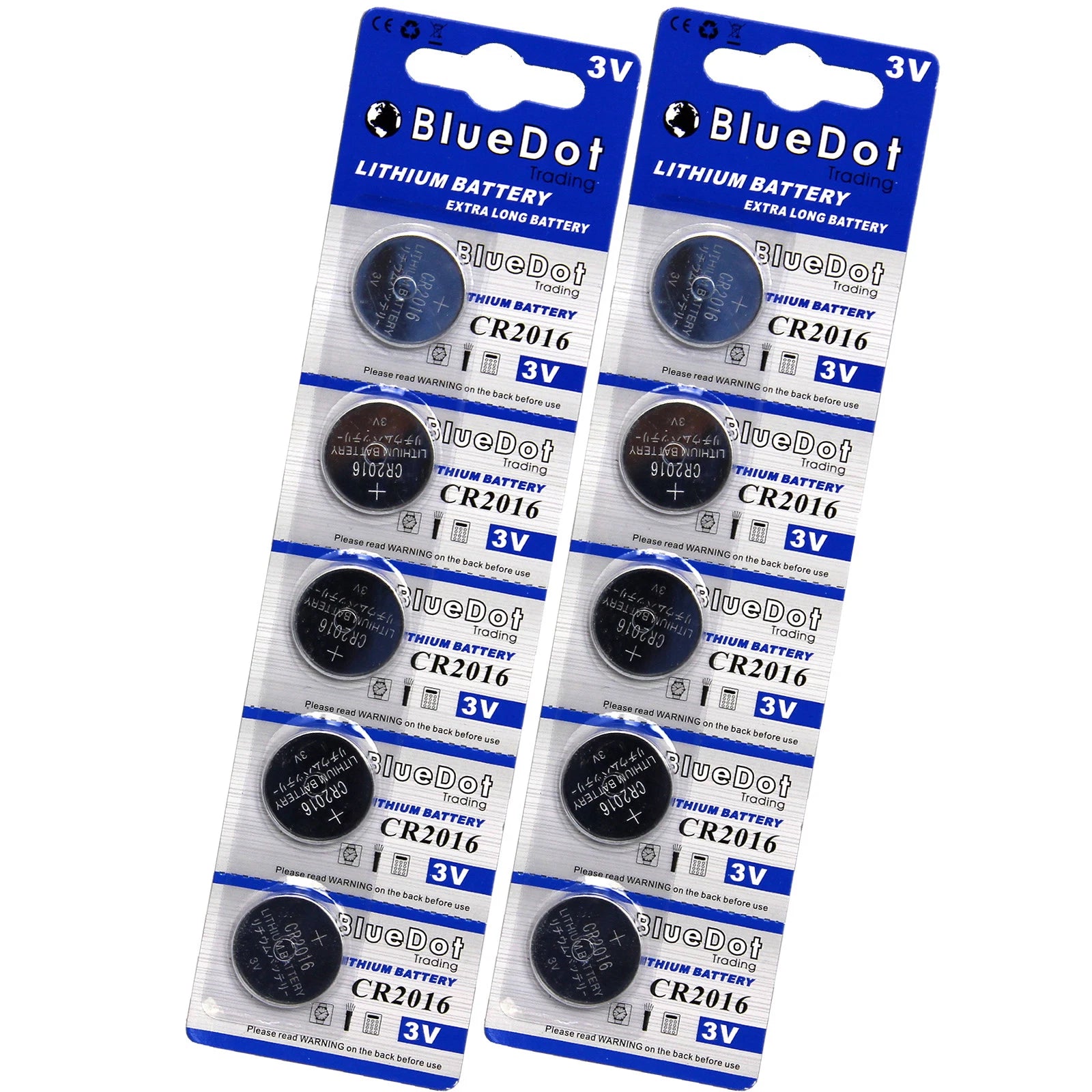 10 X CR2016 CR 2016 208-208 Lithium cell battery ~ USA Seller with FREE ship