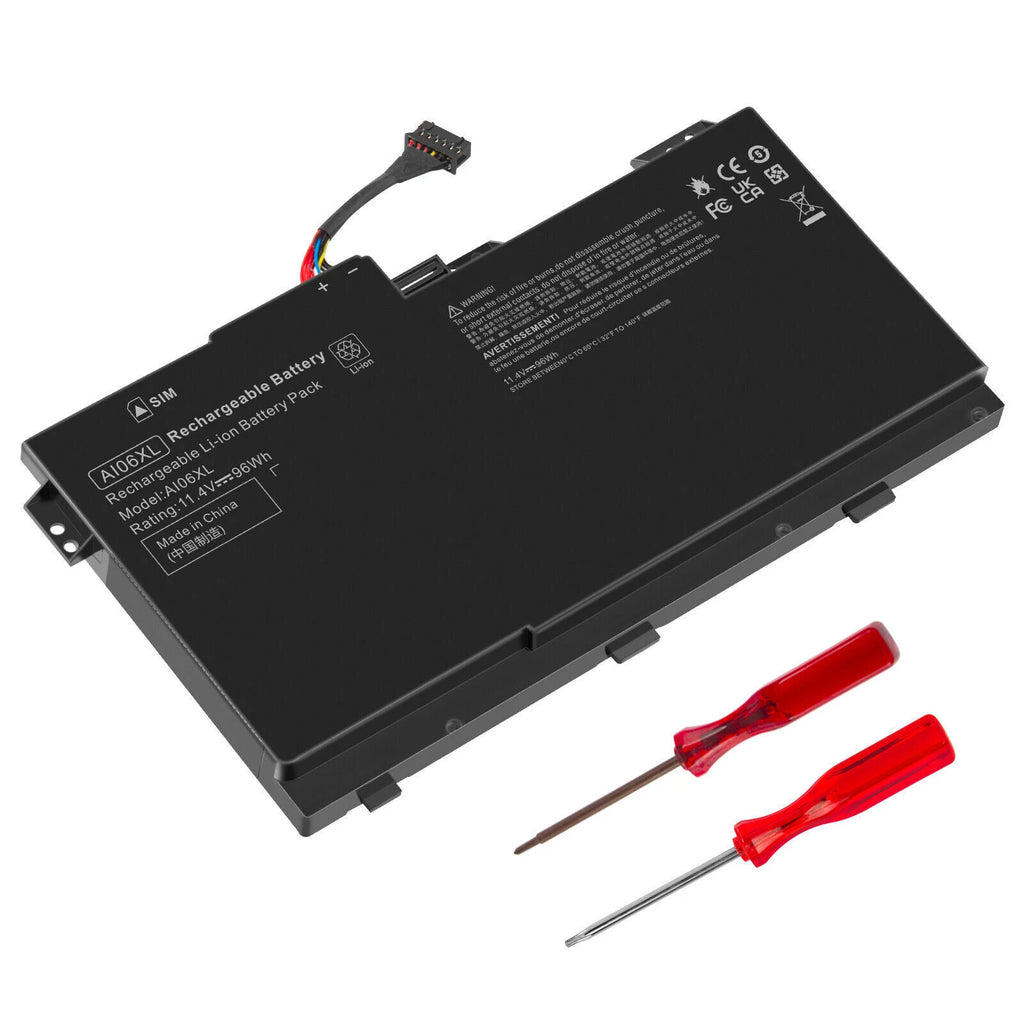 96Wh AI06XL BATTERY FOR HP ZBook 17 G3 HSTNN-C86C 808451-002 808397-421 US