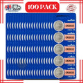 100 x Murata CR2032 Battery 3V Lithium Coin Cell (100 Count)Replaces Sony CR2032