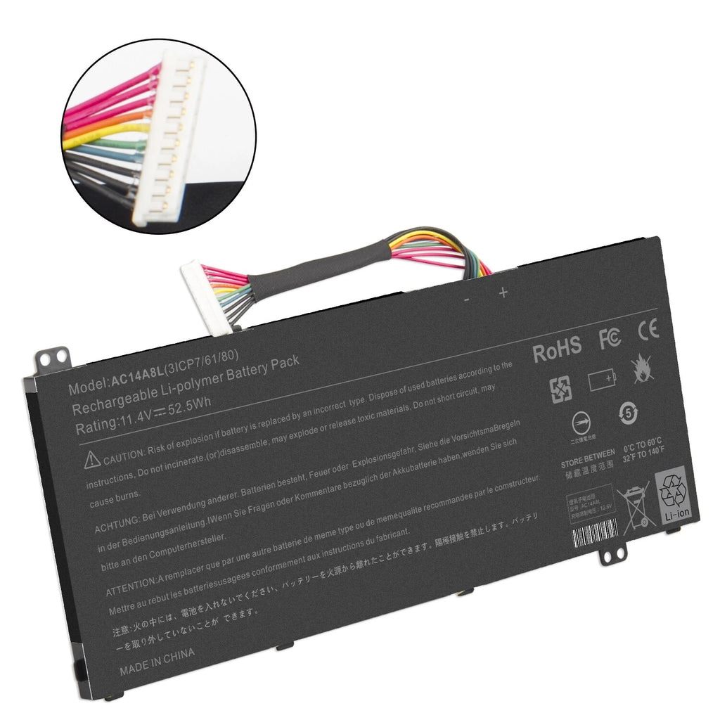 New AC14A8L Battery For Acer V15 Nitro Aspire VN7-571 VN7-571G VN7-591G VN7-791G