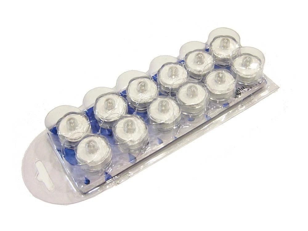 (RED) 24 pcs LED Submersible Battery Tea Lights WEDDING CENTERPIECE- FREE US SHP