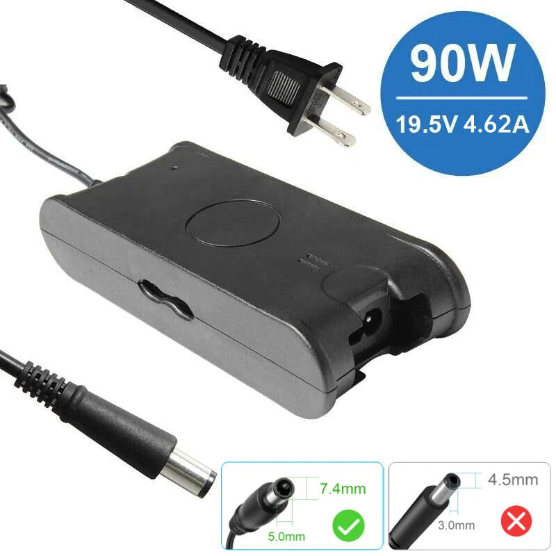 90W AC Adapter Power Charger Laptop For Dell Inspiron 15 3542 5547 3537 7537