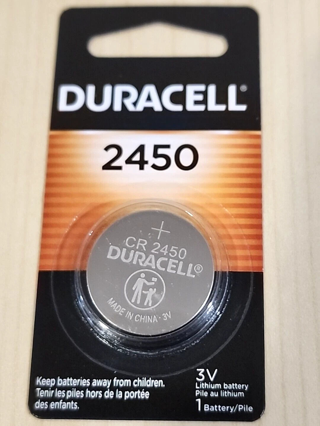 2 Packs DURACELL CR2450 ECR2450 3V Coin Cell Lithium Battery EXP. 03/2035