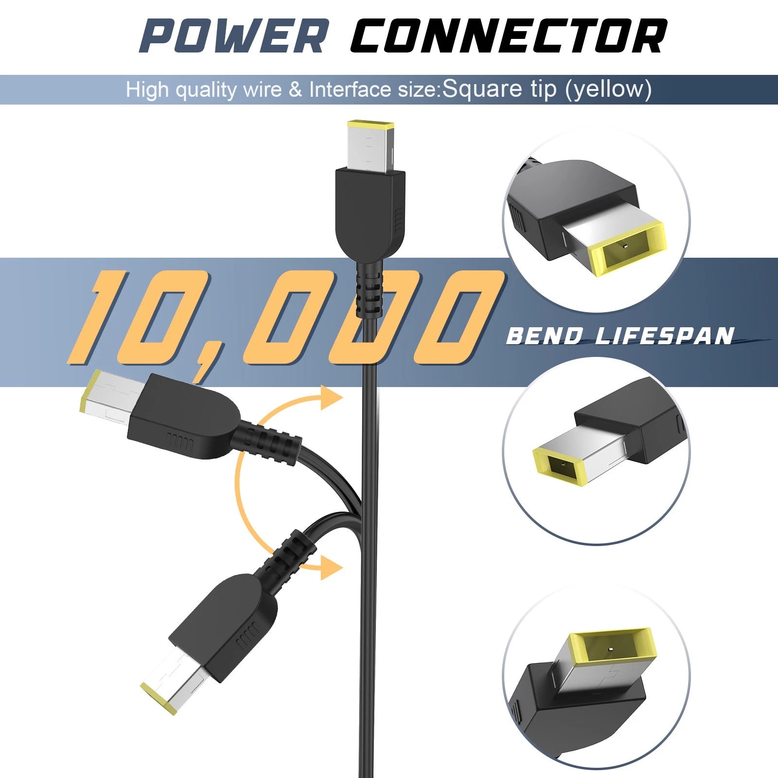 20V 3.25A 65W USB Tip AC Adapter Charger for Lenovo Thinkpad L440 L450 L460 L470