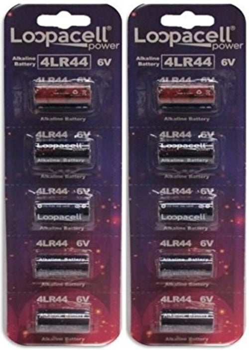10 A544 4LR44 PX28A 476A GP476 K28L L1325 V28PX 6V Collar Batteries By LOOPACELL