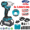 1/2" Cordless Electric Impact Wrench Ratchet Drill for Makita 18V Battery Pack