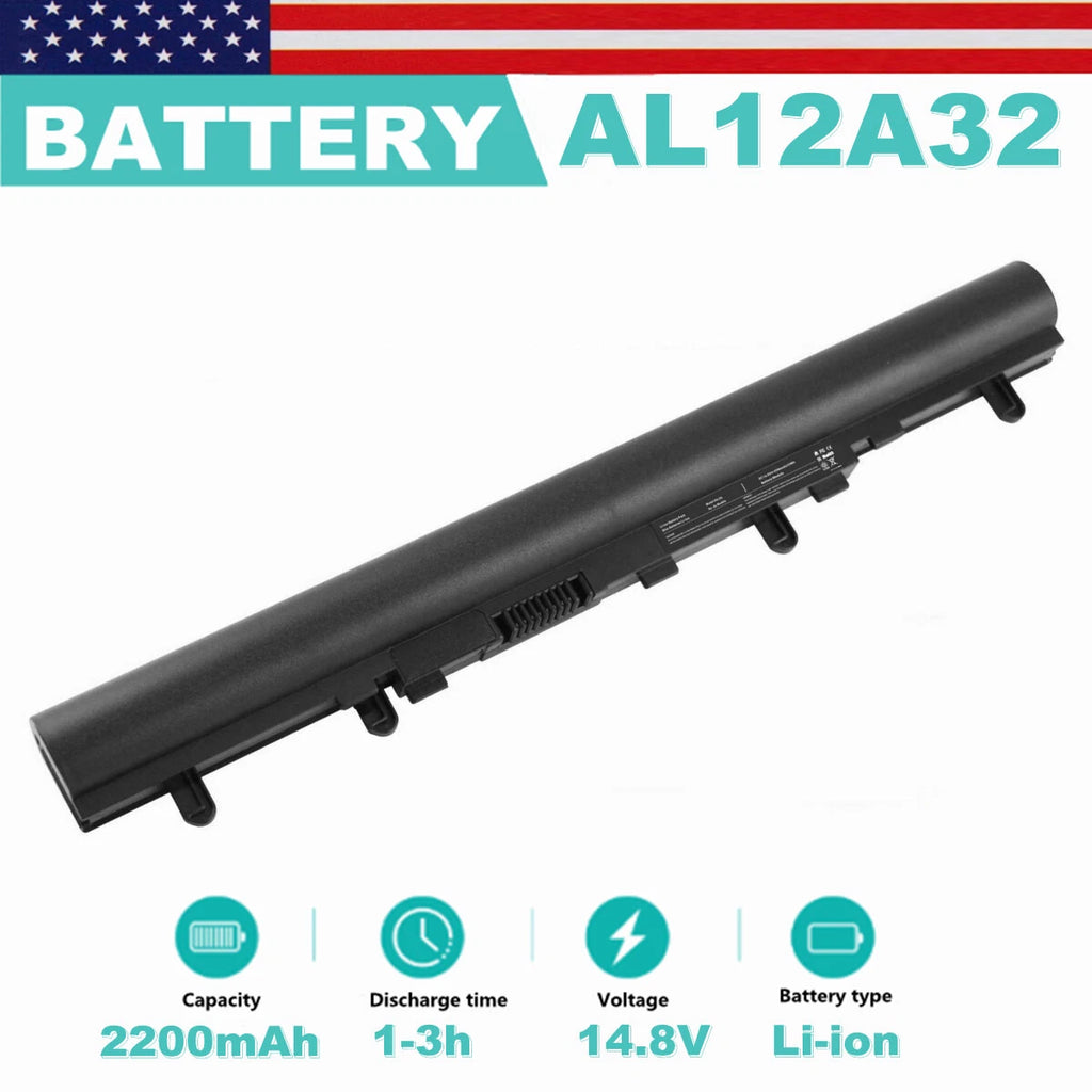 AL12A32 Battery for Acer Aspire V5-431 V5-471 V5-531P V5-551 V5-571 4ICR17/65
