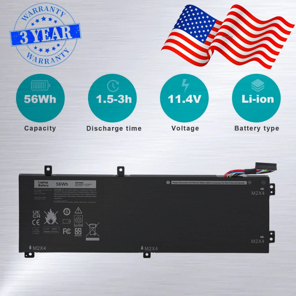 H5H20 RRCGW Battery For Dell XPS 15 9550 9560 9570 Precision 5530 5520 M5520