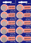 CR 1620 MURATA / SONY LITHIUM BATTERIES (10 piece) 3V Watch Authorized US Seller