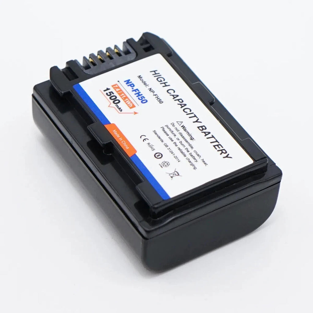 Replacement NP-FH50 Battery for Sony Cyber-shot/ Alpha/ Handycam Digital Cameras