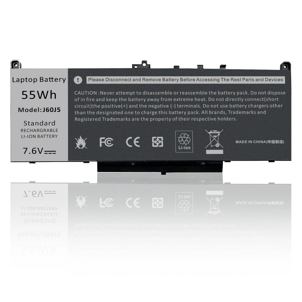 Lot J60J5 Battery For Dell Latitude E7270 E7470 MC34Y 242WD 451-BBSY 7.6V 55Wh