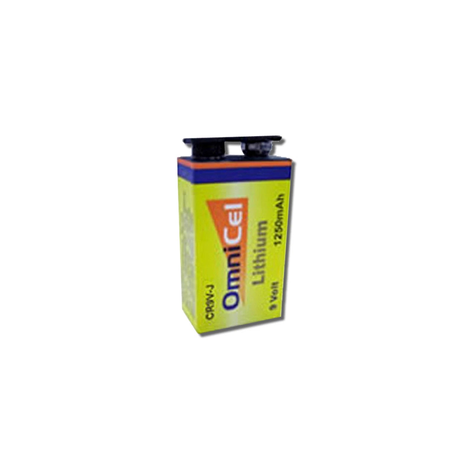 1 OmniCel 9V CR9V-J 1250mAh Lithium Battery