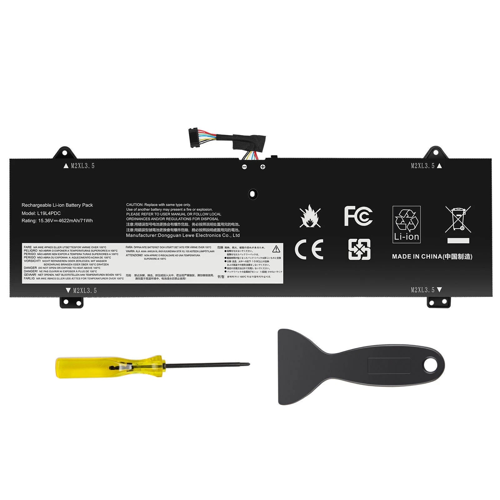 L19L4PDC L19C4PDC L19M4PDC Battery For Lenovo Ideapad Yoga 7-14ITL5 7-15ITL5