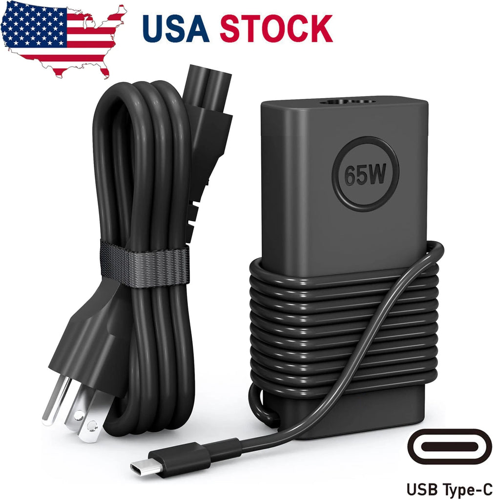 For Dell 65W 90W 130W USB-C Type C Charger AC Power Adapter HA65NM190, DA65NM190