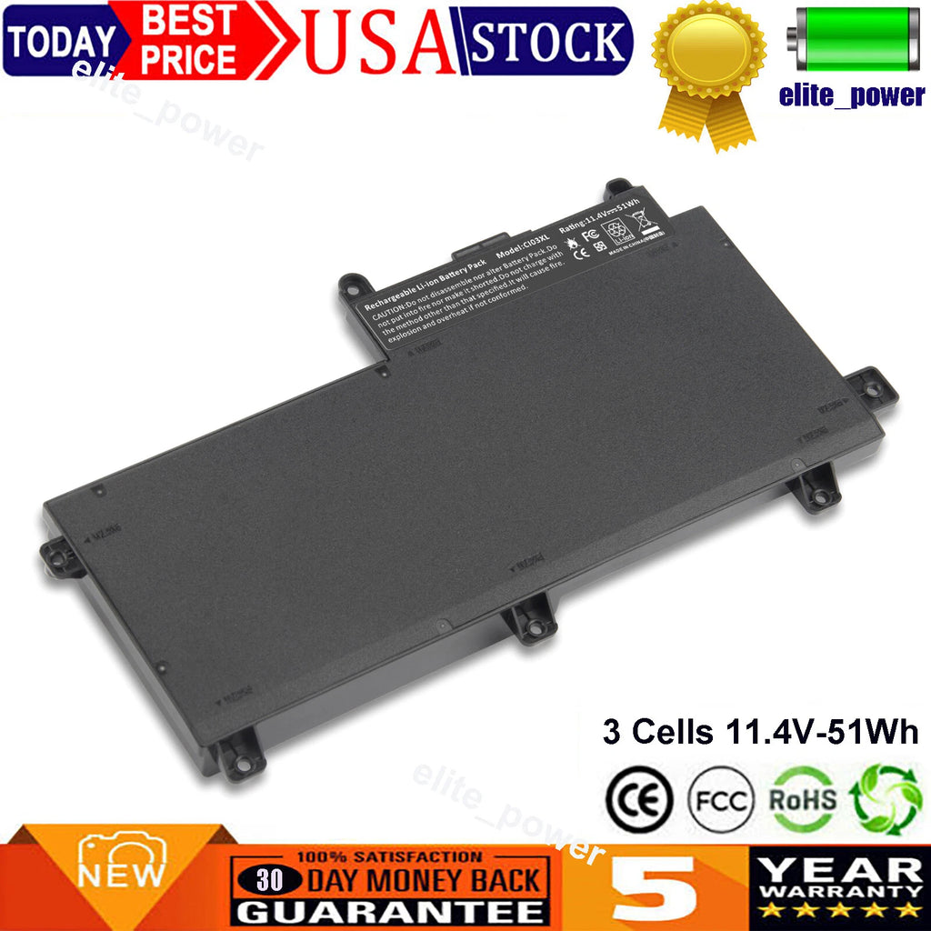 CI03XL Battery For HP ProBook 640 645 650 655 G2 Serie 801554-001 C103XL/Adapter