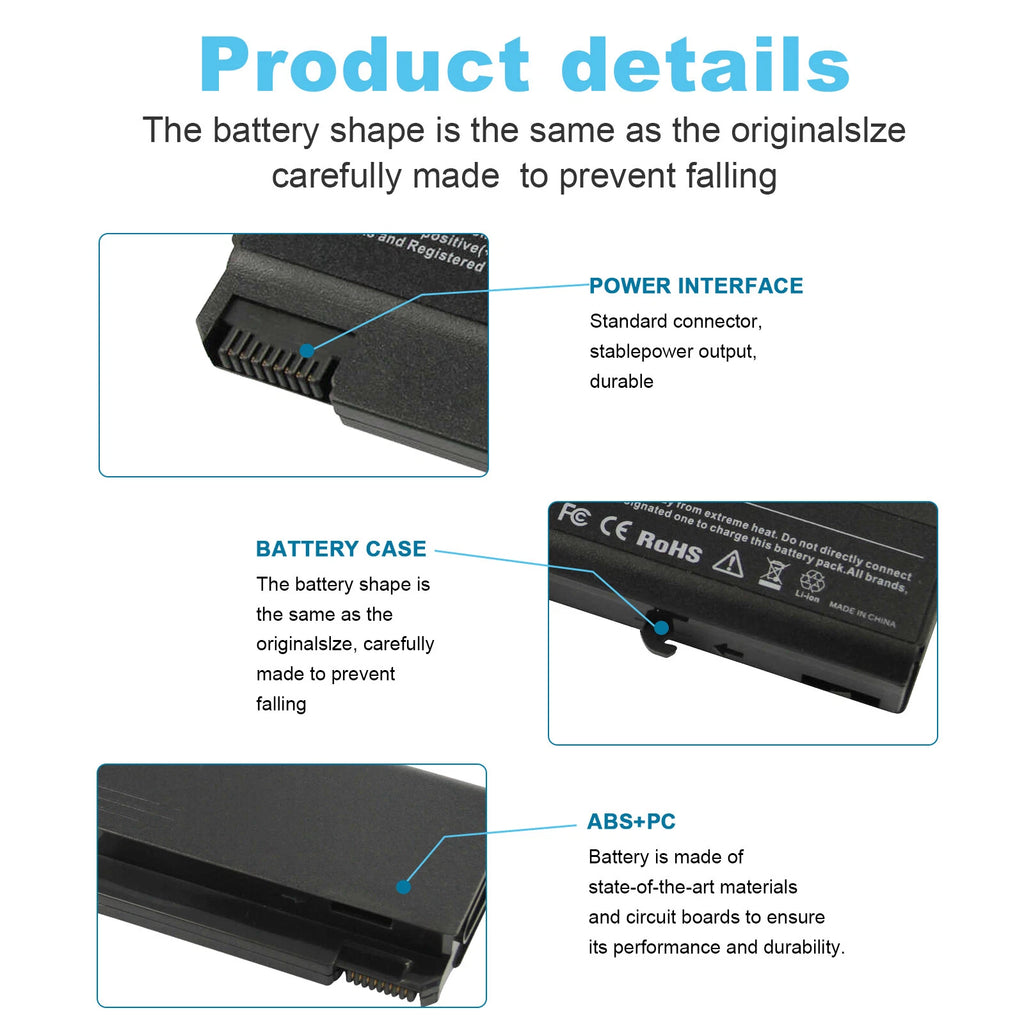 9 Cell Battery for HP Compaq 6530B 6535b 6730b 6735b EliteBook 6930P 8440P 8440W