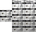 12 Energizer 317 SR516SW Watch Batteries