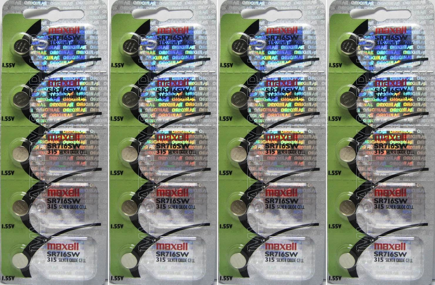 315 Maxell Batteries 20 Pk