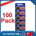 100 Pack Genuine SONY CR2016 Lithium Battery 3V Coin Cell ECR2016 BR2016 DL2016