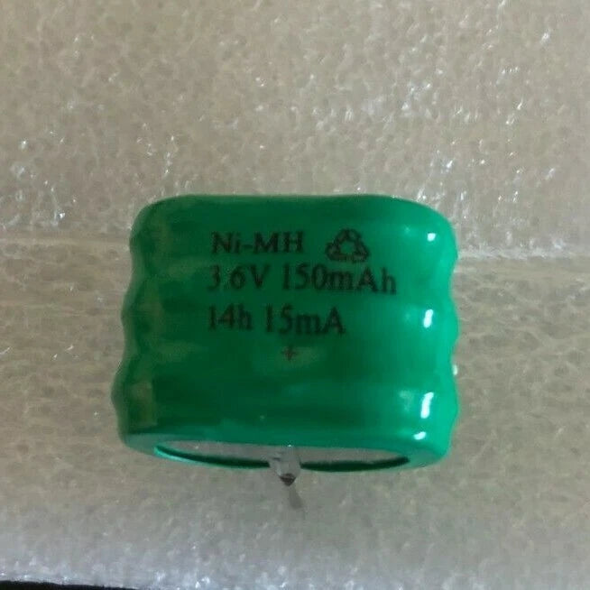 Brand New 3.6VB150H3A2H 3.6V 150mAh Rechargeable NiMH Battery w/ Welding Pins
