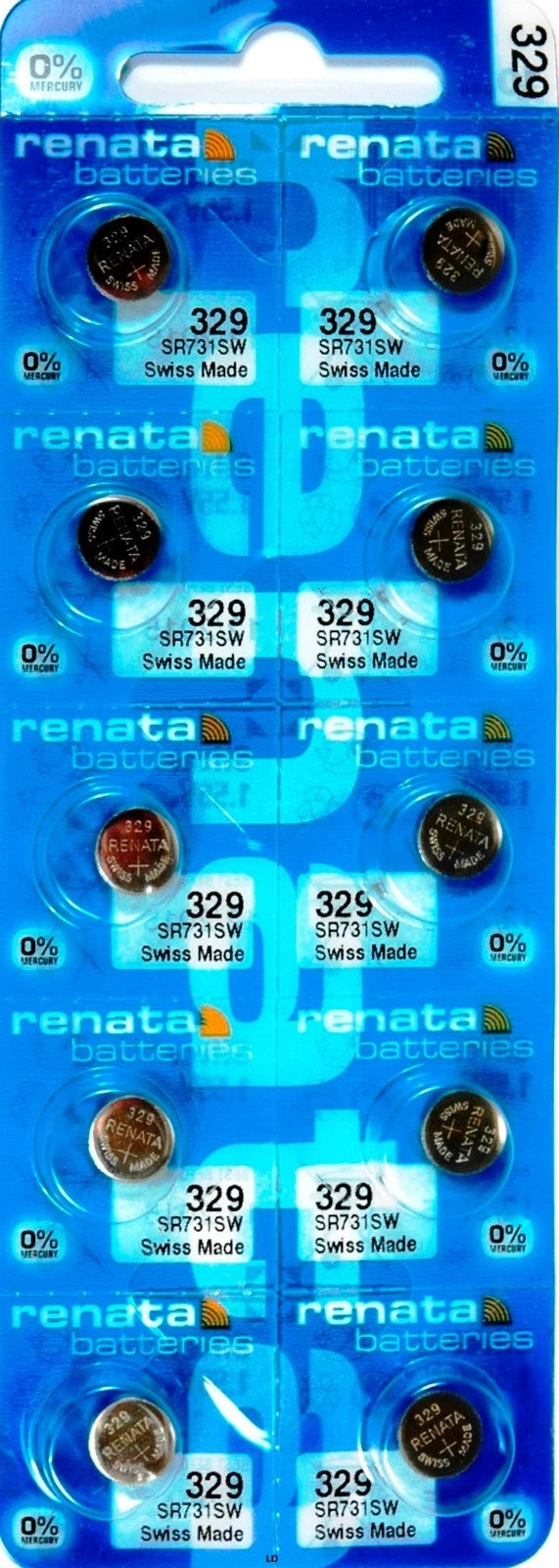 329 RENATA SR731SW SR731 WATCH BATTERIES New Authorized Seller
