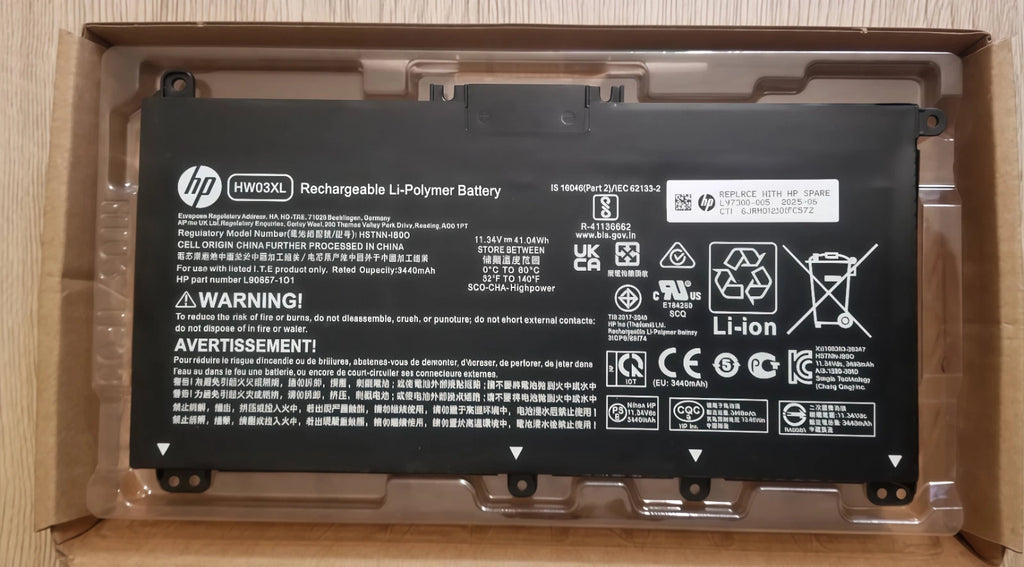 Genuine HW03XL Battery For HP Pavilion 15t-eg000 15-eg0053cl 15-eh0050wm 17-cn