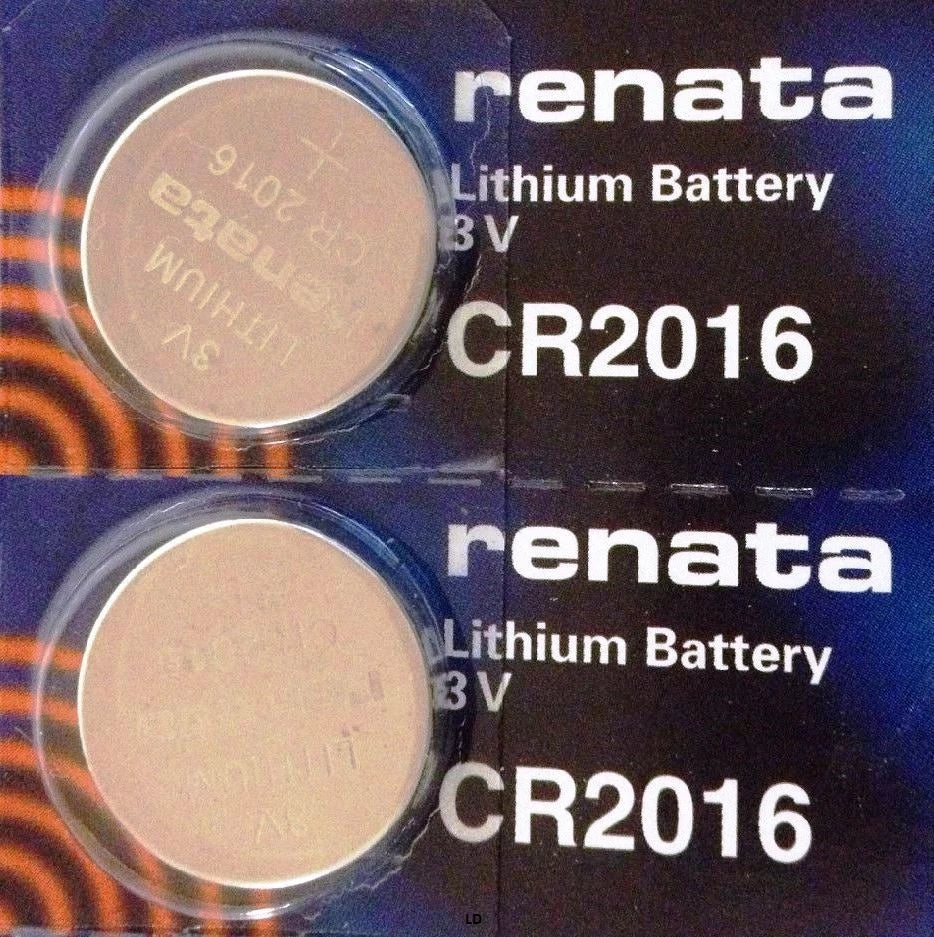 CR 2016 RENATA WATCH BATTERY (5 piece) ECR2016 FREE SHIPPING Authorized Seller