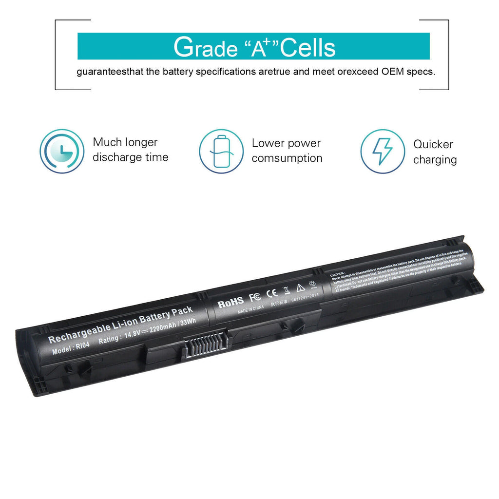 RI04 R104 Battery for HP ProBook 450 455 470 G3 Serie 805294-001 811063-421