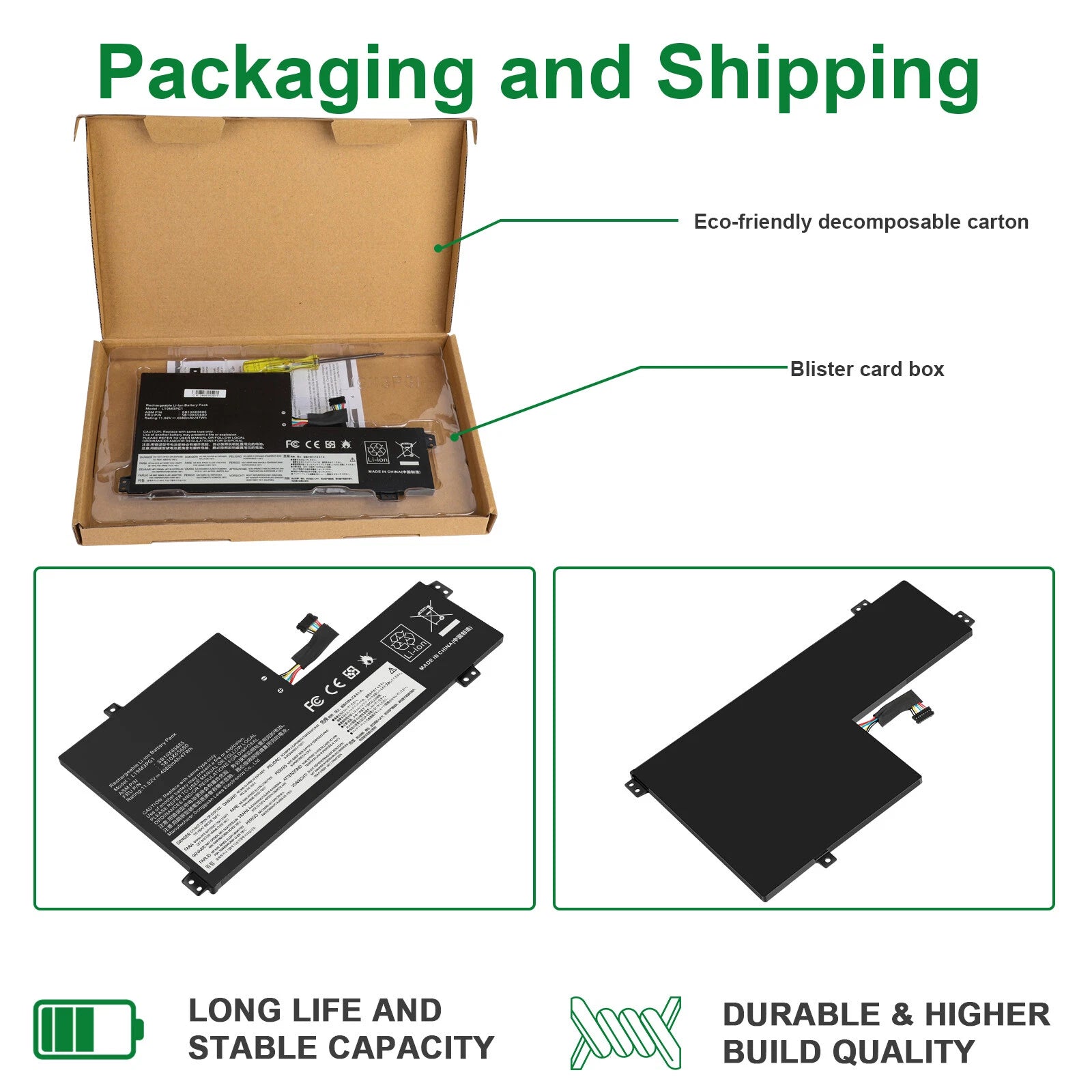 ?L19M3PG1 L19C3PG1 Battery For Lenovo 100e 300e Chromebook 2nd Gen AST 82CE 47Wh