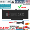 F3YGT Battery For Dell Latitude 12 13 14 E7280 E7480 7480 7490 7380 7390 DM3WC