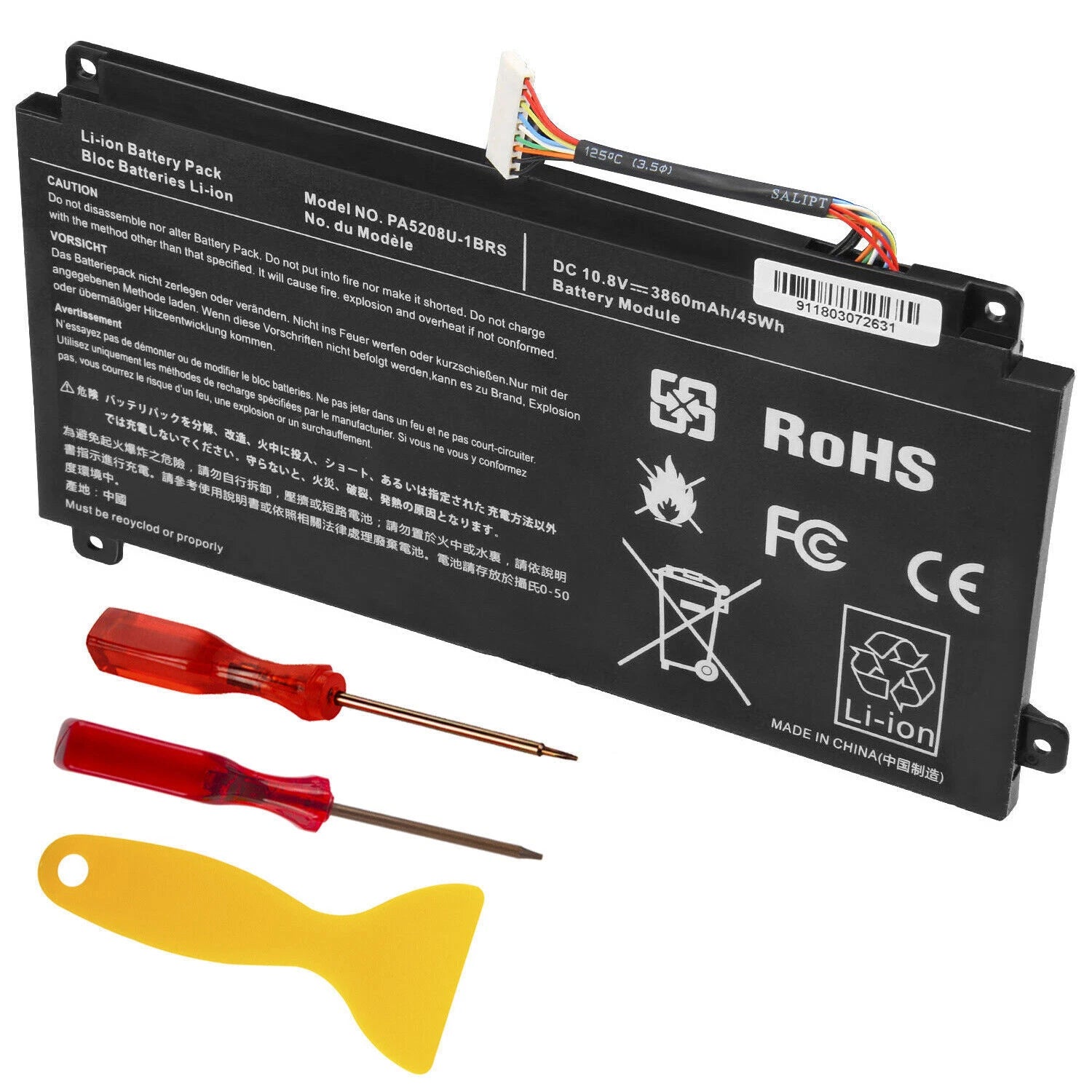 PA5208U-1BRS Battery for Toshiba Chromebook P55W-C5204 C5314 CB30-B3123 3860mAh