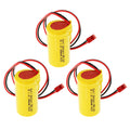 3pc Exit Sign Battery Fits Lithonia 1009S00-MZ ELB0320 ELB1P201NB