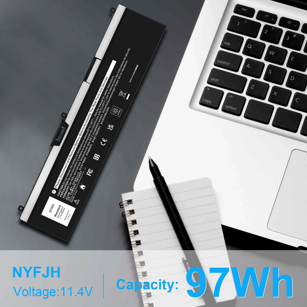 LOT 10x NYFJH 97Wh Battery For Dell Precision 7330 7530 7540 7730 7740 P74F P34E