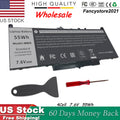 Lot J60J5 Battery For Dell Latitude E7270 E7470 MC34Y 242WD 451-BBSY 7.6V 55Wh