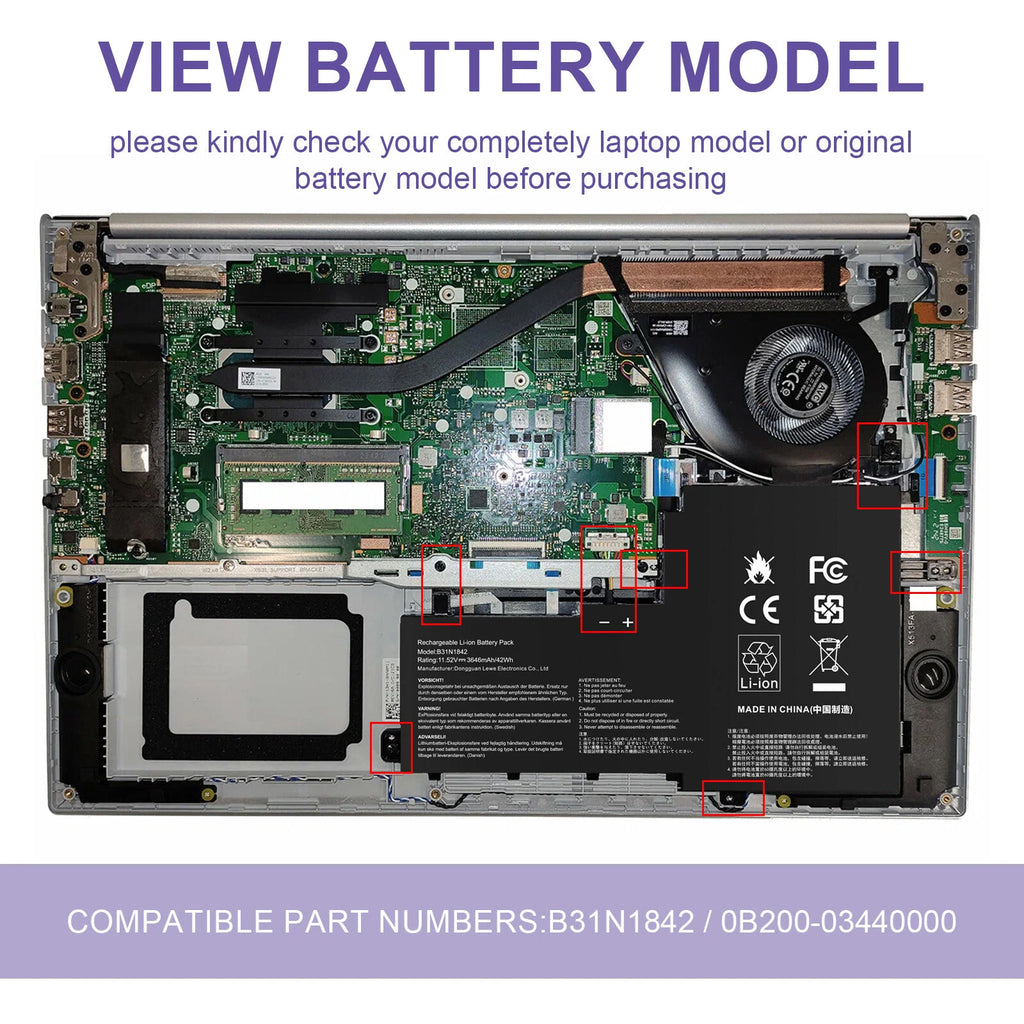 ?B31N1842 Battery For ASUS VivoBook 15 F513 M513 K513 S513 X513 S15 S531F X531