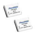 2 Pack Power2000 NB-6L Battery for Canon SX700, SX610, D30, SX530, SD3500 Camera