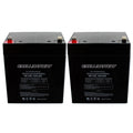 NEW 2pc 12V 5Ah F1 SLA Battery Compatible With Razor E100 E125 E150 Scooter