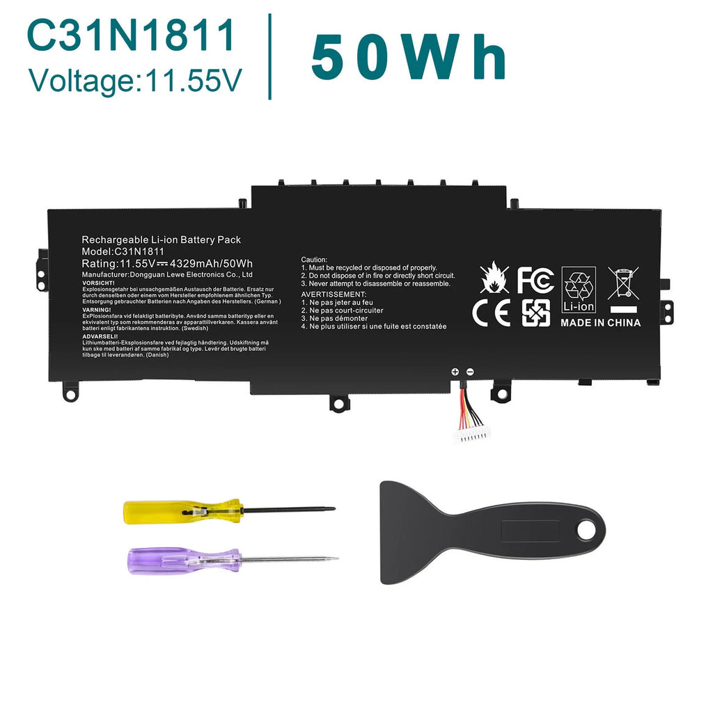 C31N1811 Battery For Asus ZenBook14 UX433 UX433FA UX433FN RX433F RX433FA RX433FN