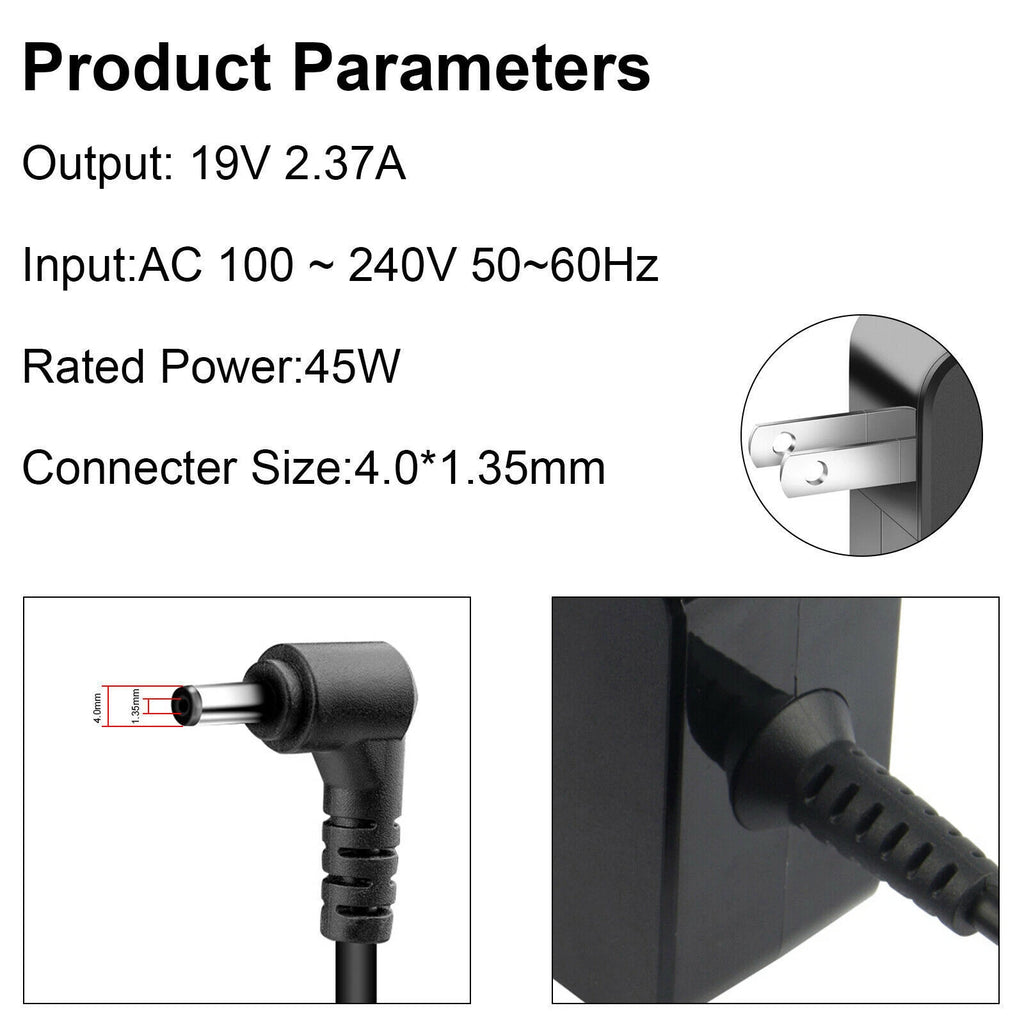 45W AC Adapter Charger Power Supply for ASUS VivoBook 14 15 F412DA X420UA X512FA